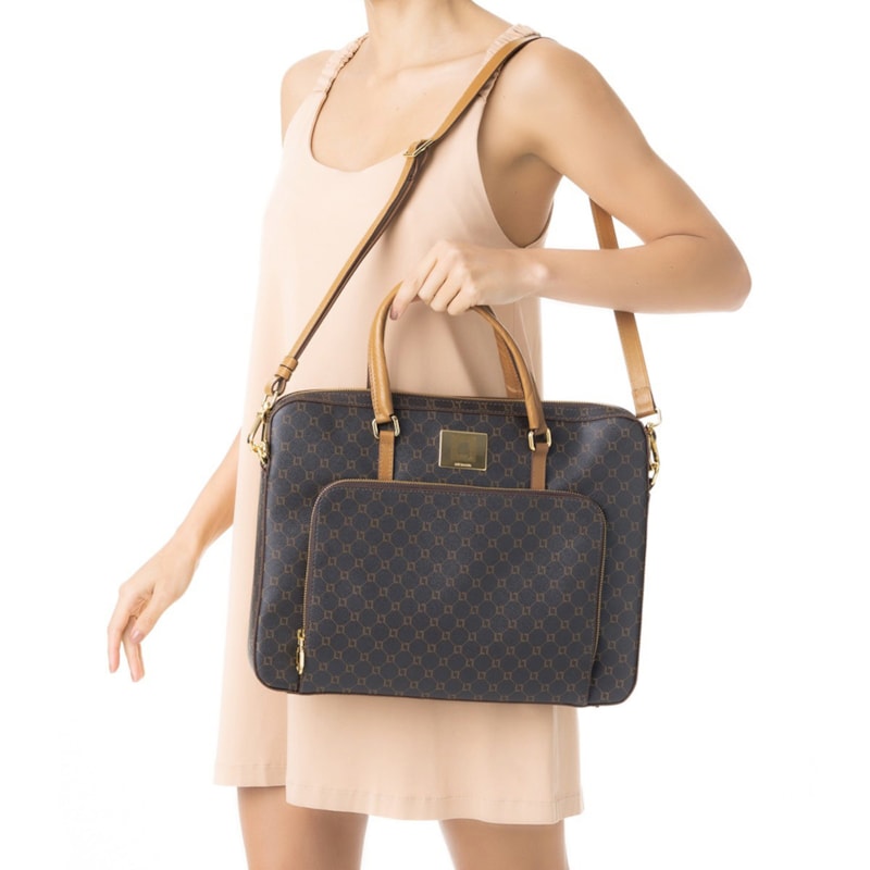 ACESSORIOS BOLSA FEMININA PASTA LUZ DA LUA 10005594 NEW RIDGE AMENDOA