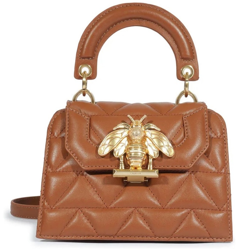 ACESSORIOS BOLSA FEMININA SATCHEL SCHUTZ S5001818500015 BROWNIE 1