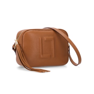 ACESSORIOS BOLSA FEMININA TIRACOLO LUZ DA LUA 10004962 NEW RIDGE AMENDOA