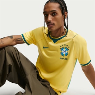 ACESSORIOS CONFECCAO MASCULINA NIKE CAMISA CBF  IF7054 724AMARELO