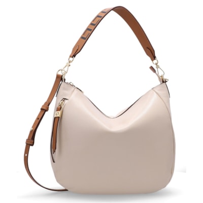 Bolsa Luz Da Lua Feminina Marfim/Camel - 262350