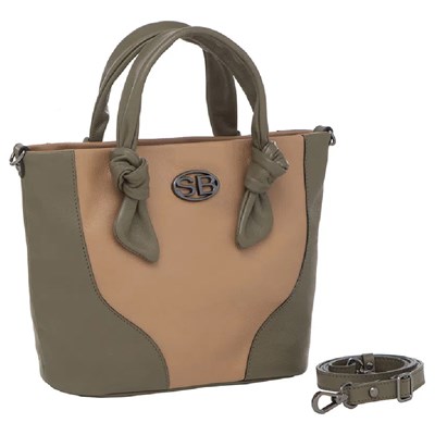 Bolsa Smart Bag Feminina Capuccino/Musgo - 240145