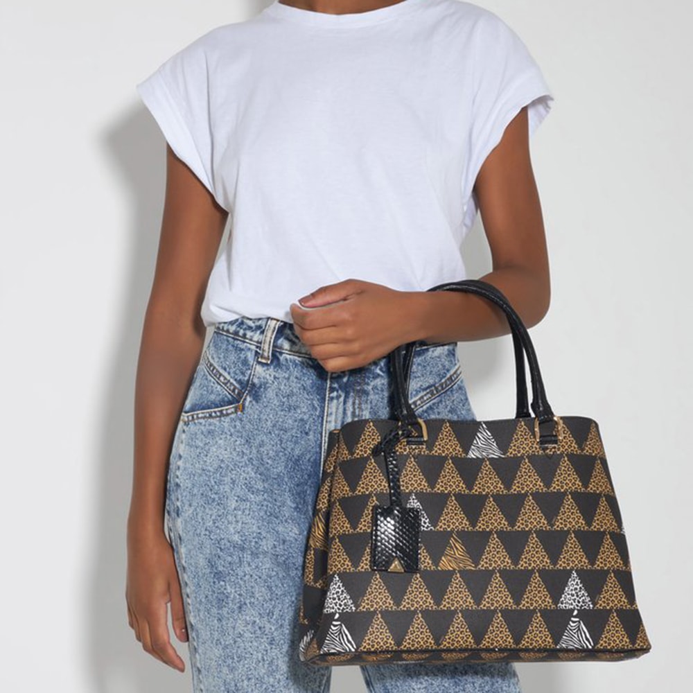 tote lara new triangle black