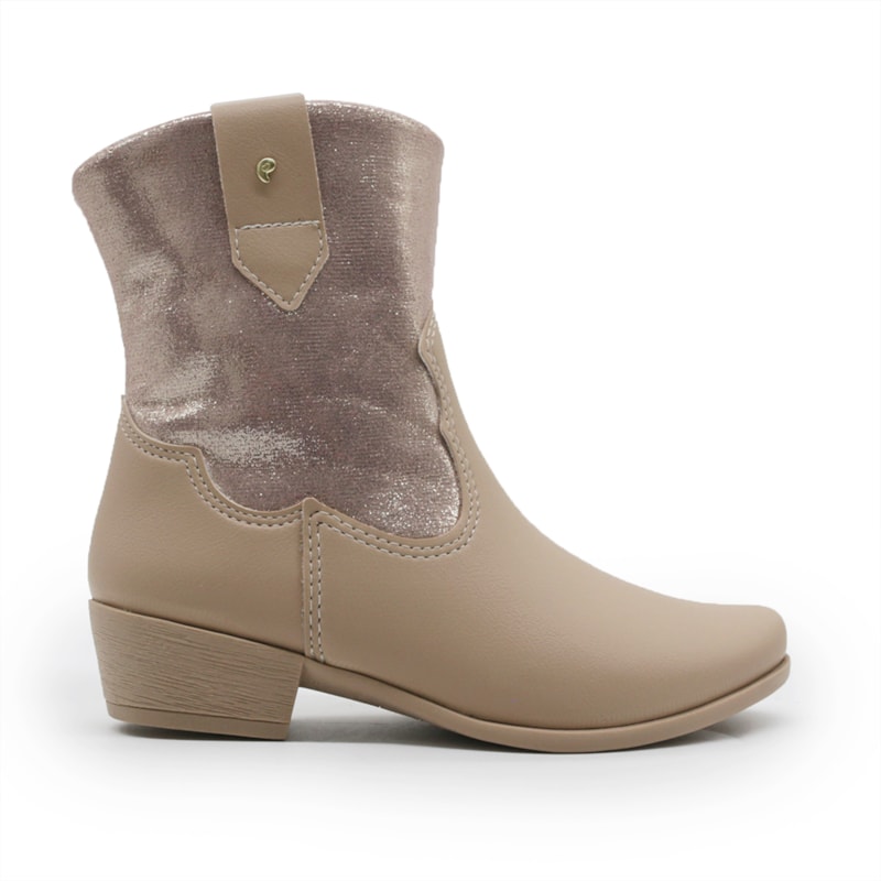 Bota Texana Pampili Infantil Bege - 278309