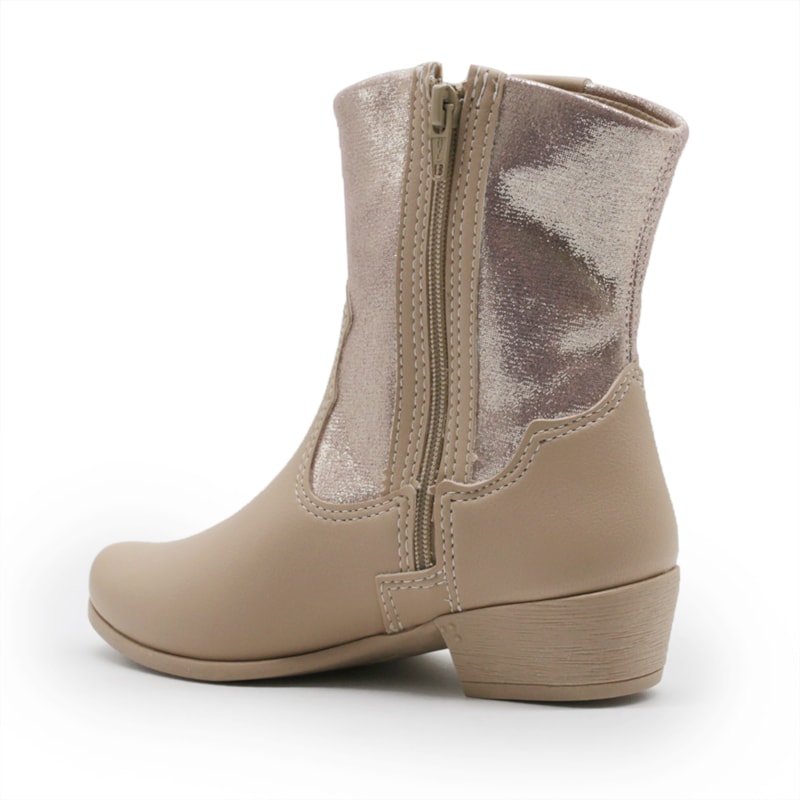 Bota Texana Pampili Infantil Bege - 278309