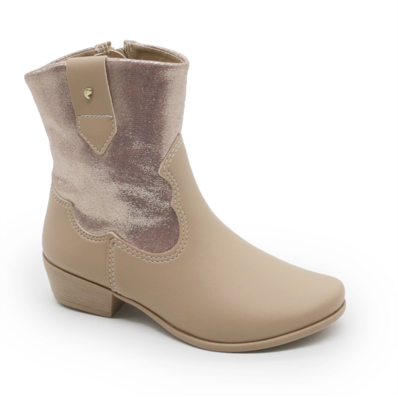 Bota Texana Pampili Infantil Bege - 278309