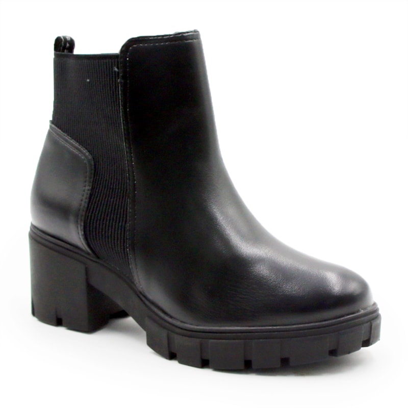 Bota Via Marte Feminina Preto - 276953