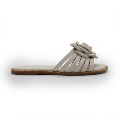 Chinelo Ferrette Feminino Off White - 282680