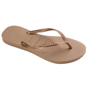 Chinelo Havaianas Slim Metallic Rose - 242802