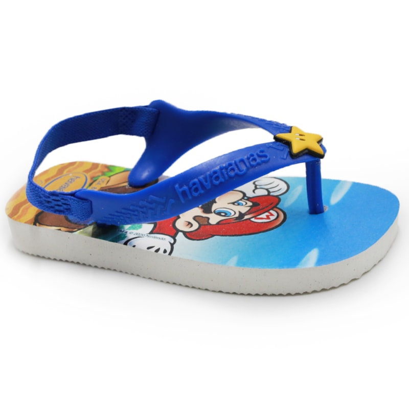 Chinelo Infantil Havaianas Super Mario 0001 237160 Anita Shoes