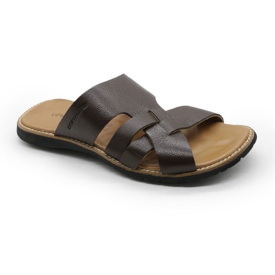 Chinelo Levecomfort Masculino Brown - 283603