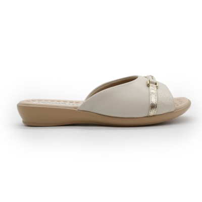 Chinelo Piccadilly Feminino Off White - 283981