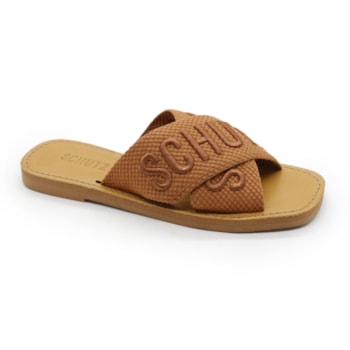 Chinelo Schutz Feminino Brown - 283480