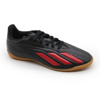 Chuteira Adidas Infantil Society Preto/Vermelho - 282936