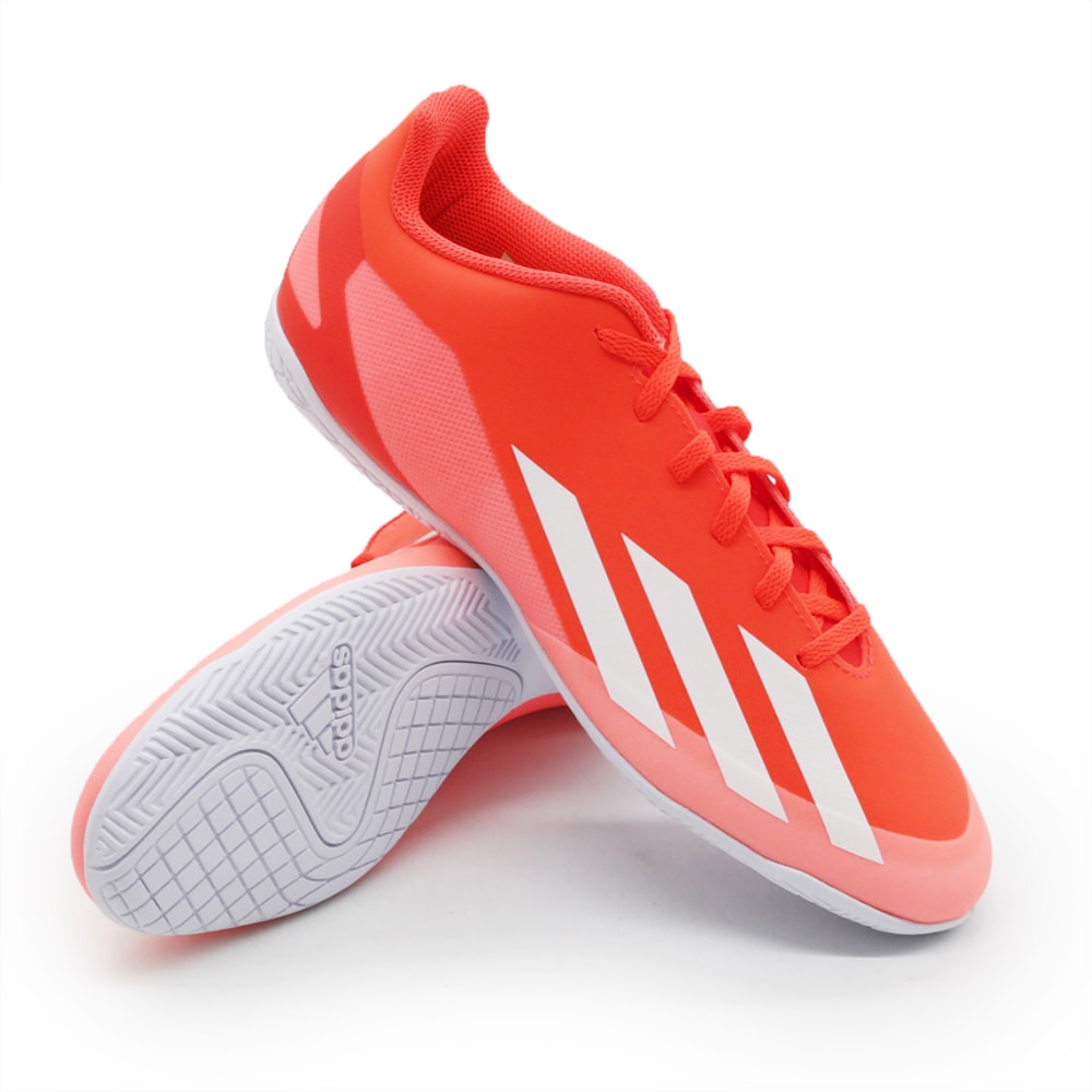 Chuteira Adidas X Crazyfast Adulto Society Vermelho/Amarelo