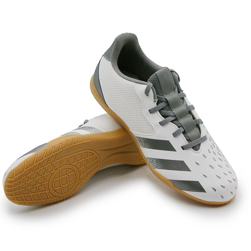 Chuteira De Futsal Adidas Predator Freak Branco/Prata - 246551