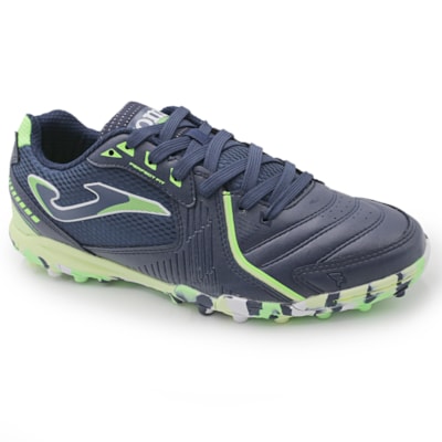 Chuteira Joma Dribling Marinho/Verde - 267382