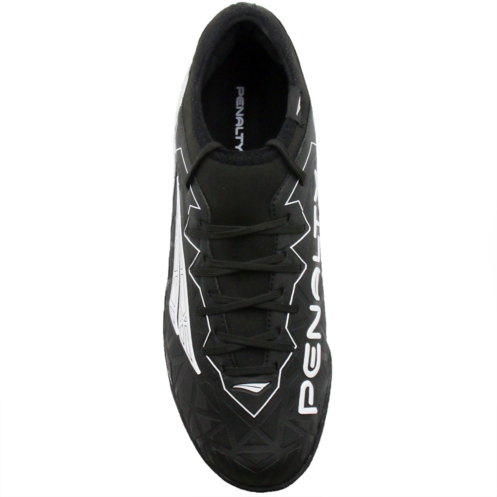 Chuteira Penalty Rx Locker Adulto Trava Preto/Branco - 257801