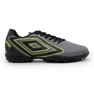 Chuteira Umbro Force Adulto Society Grafite/Verde - 280543