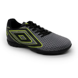 Chuteira Umbro Force Adulto Society Grafite/Verde - 280543