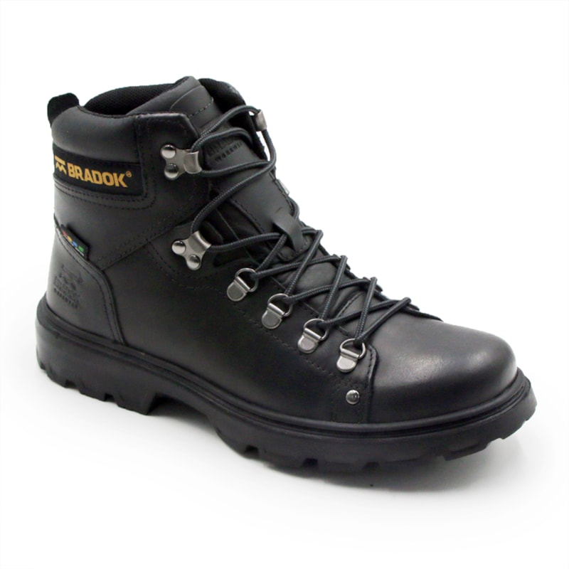 Coturno Braddock Work Boot Masculino Preto 213283 Anita Shoes