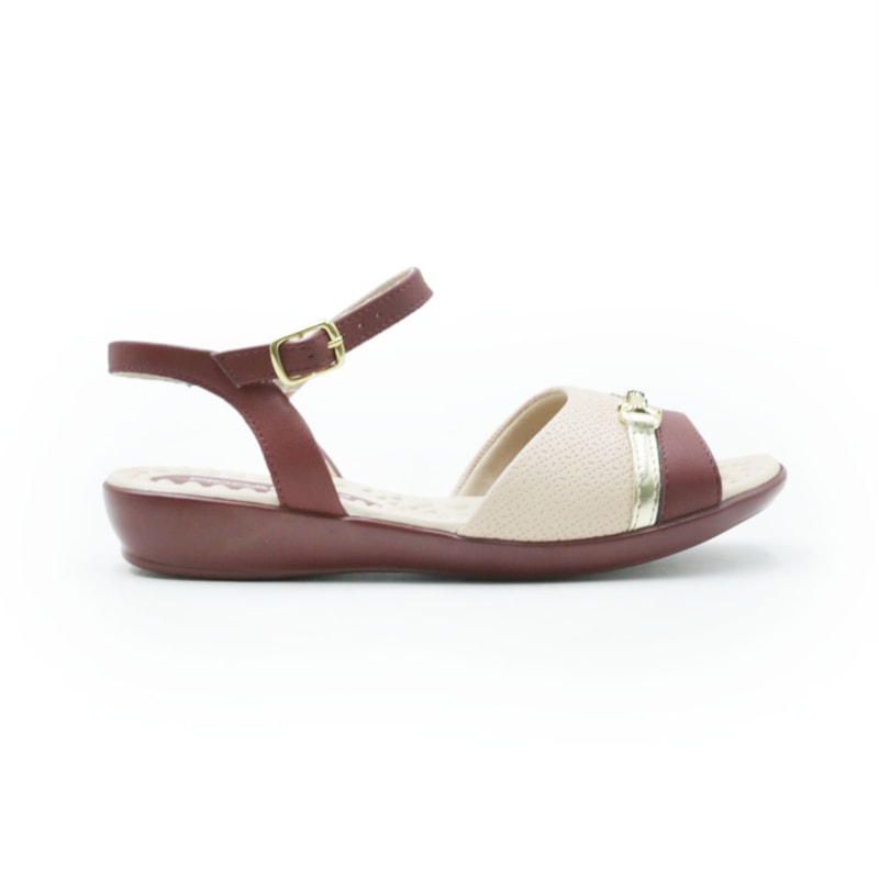 FEMININO ANABELA BAIXA PICCADILLY  500406 18 BURGUNDY