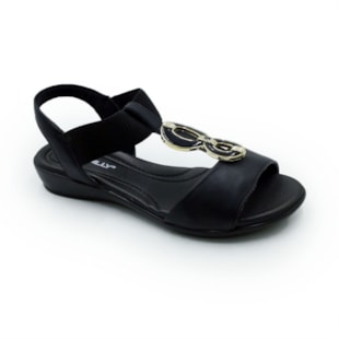 FEMININO ANABELA BAIXA PICCADILLY  500417 9 PRETO