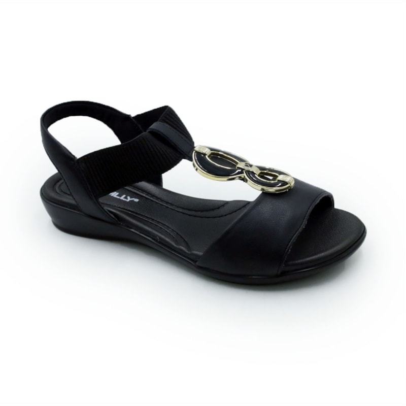 FEMININO ANABELA BAIXA PICCADILLY  500417 9 PRETO