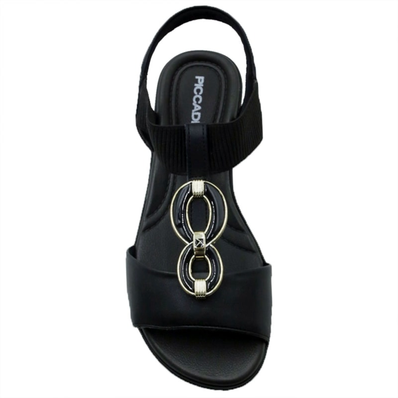 FEMININO ANABELA BAIXA PICCADILLY  500417 9 PRETO