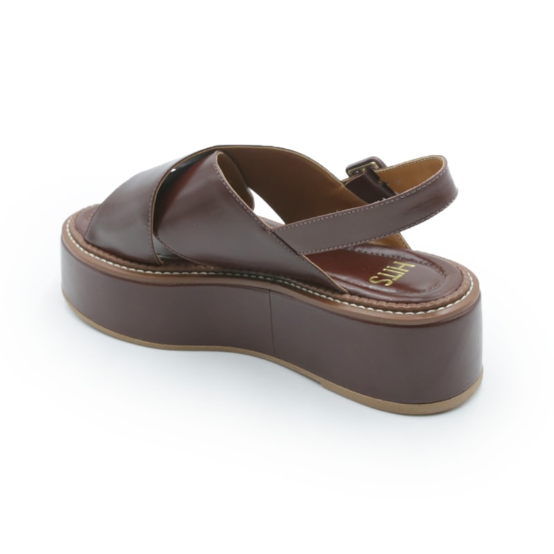 FEMININO ANABELA SANDALIA HITS  56412206 BULGARI CASTANHO