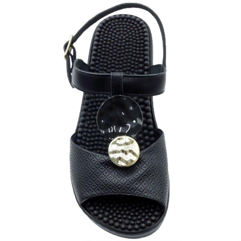 FEMININO ANABELA SANDALIA PICCADILLY  568076 1 PRETO