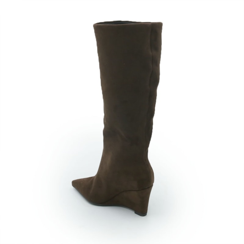 FEMININO BOTA ALTA FERRETTI Z681229872 SUEDE TOP CHOCOLATE