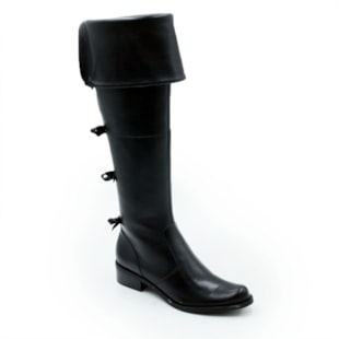 FEMININO BOTA CANO ALTO LUZ DA LUA  52460900 4 PRETO