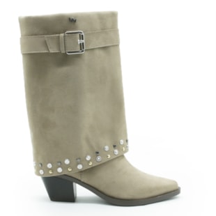 FEMININO BOTA CANO ALTO VIA MARTE  25700301 NOZ MOSCADA