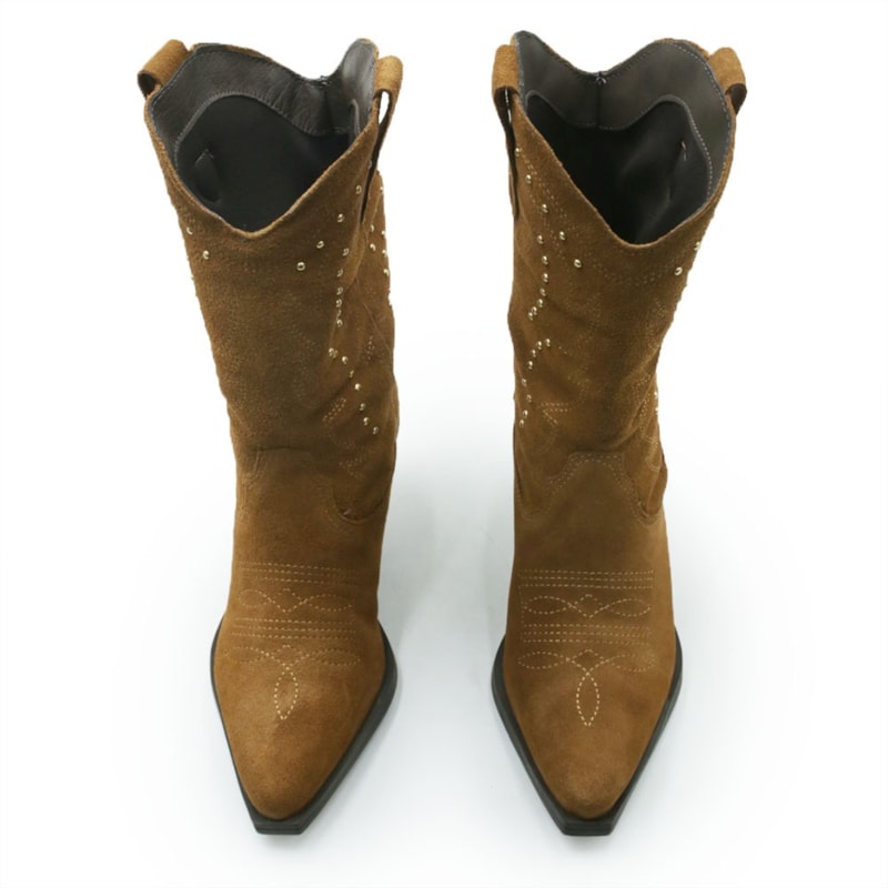 FEMININO BOTA MEDIA BOTTERO 347711 CASTANHO