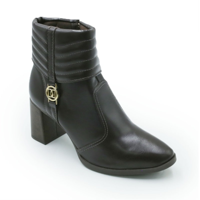FEMININO BOTA MEDIA DAKOTA D21610002 CAFE