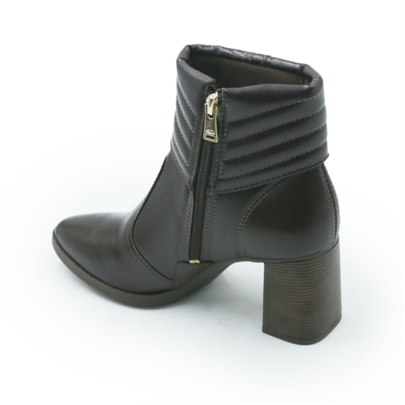 FEMININO BOTA MEDIA DAKOTA D21610002 CAFE