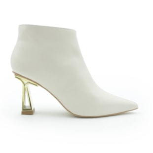 FEMININO BOTA MEDIA WERNER 28164051 OFF WHITE