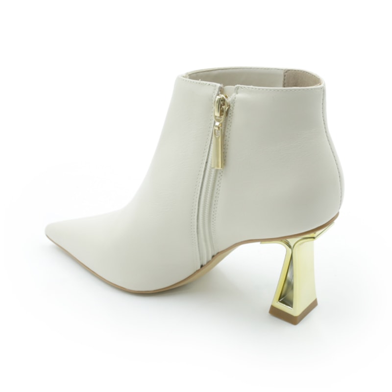 FEMININO BOTA MEDIA WERNER 28164051 OFF WHITE