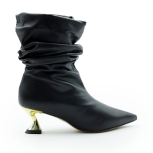 FEMININO BOTA MEDIA WERNER 6155021 PRETO