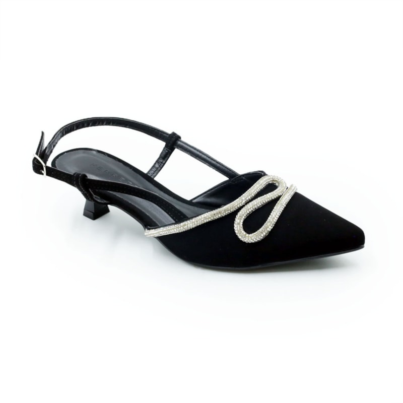 FEMININO CHANEL BAIXO FERRETTI  553107 NOBUCK PRETO