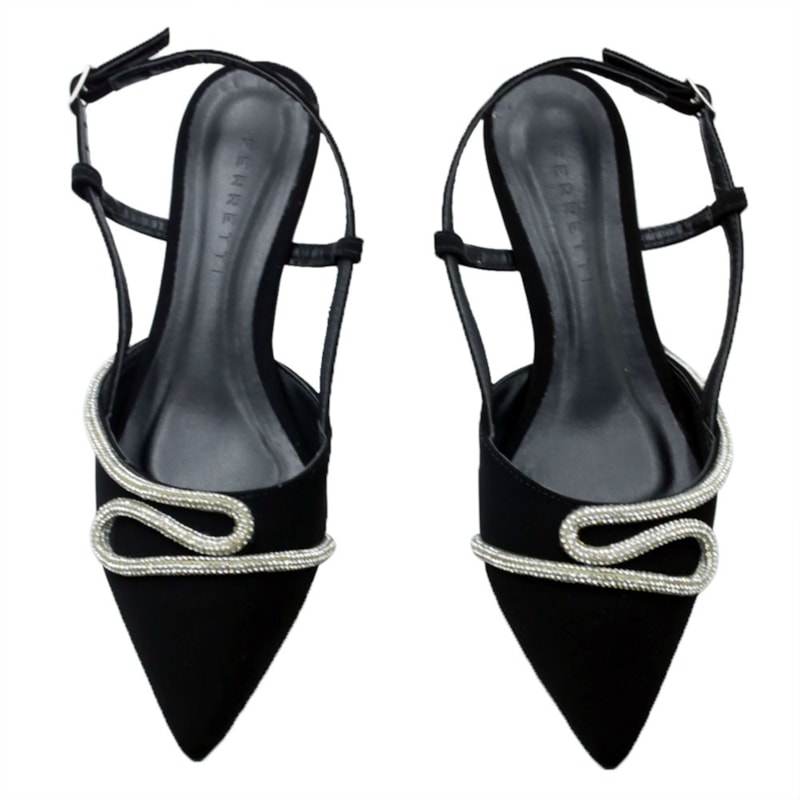 FEMININO CHANEL BAIXO FERRETTI  553107 NOBUCK PRETO