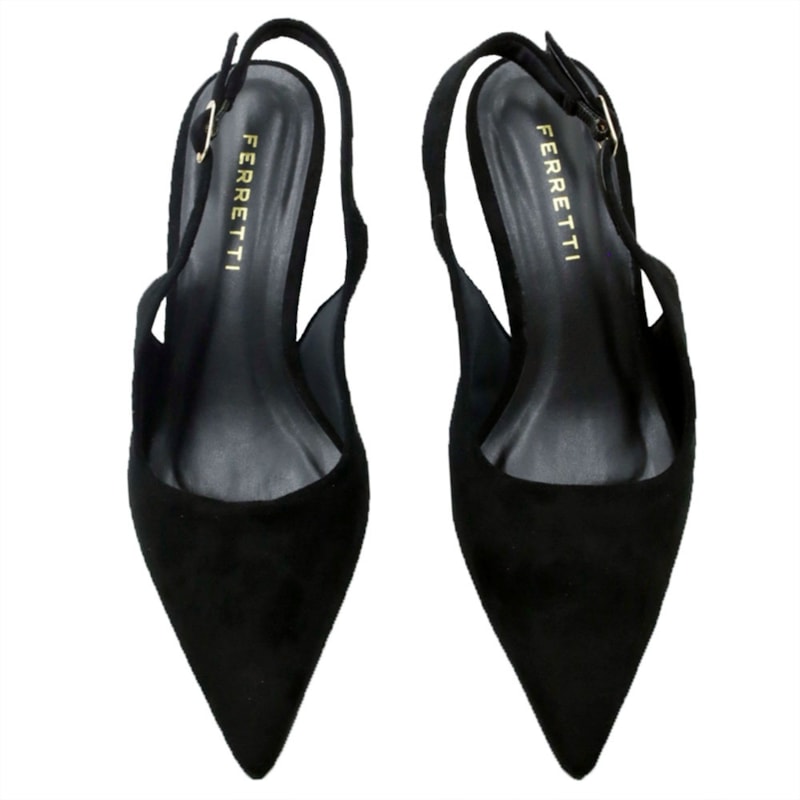 FEMININO CHANEL BAIXO FERRETTI  Z685030094 SUEDE TOP PRETO