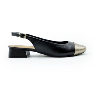 FEMININO CHANEL BAIXO MARLINES  6129 PRETO