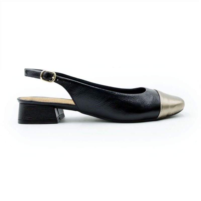 FEMININO CHANEL BAIXO MARLINES  6129 PRETO