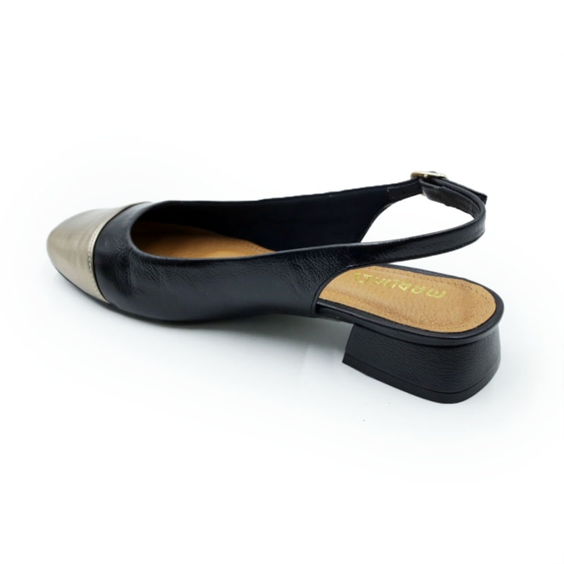 FEMININO CHANEL BAIXO MARLINES  6129 PRETO