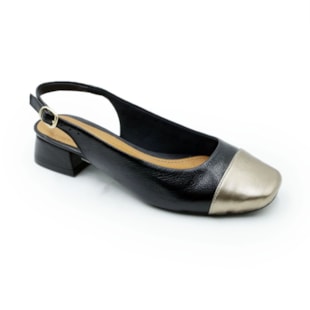 FEMININO CHANEL BAIXO MARLINES  6129 PRETO