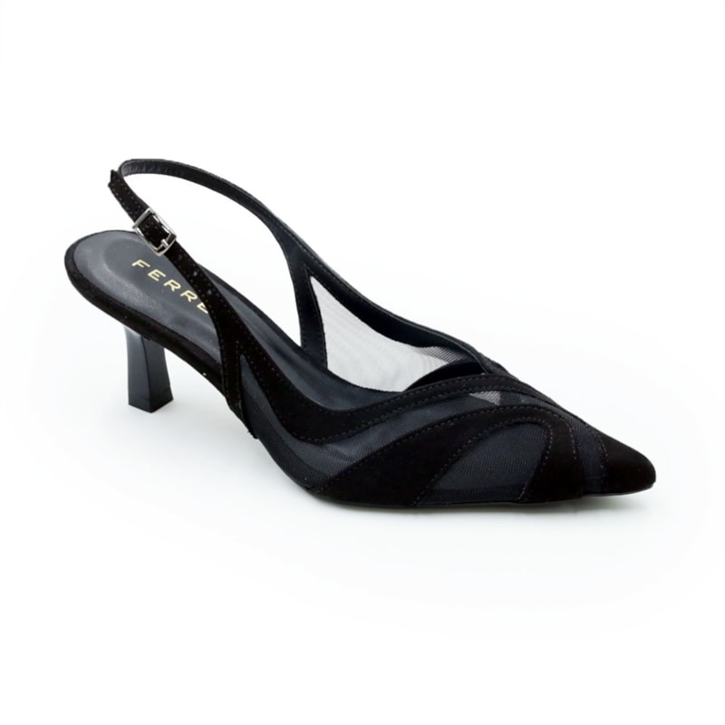 FEMININO CHANEL MEDIO FERRETTI  1797851 SUEDE PRETO