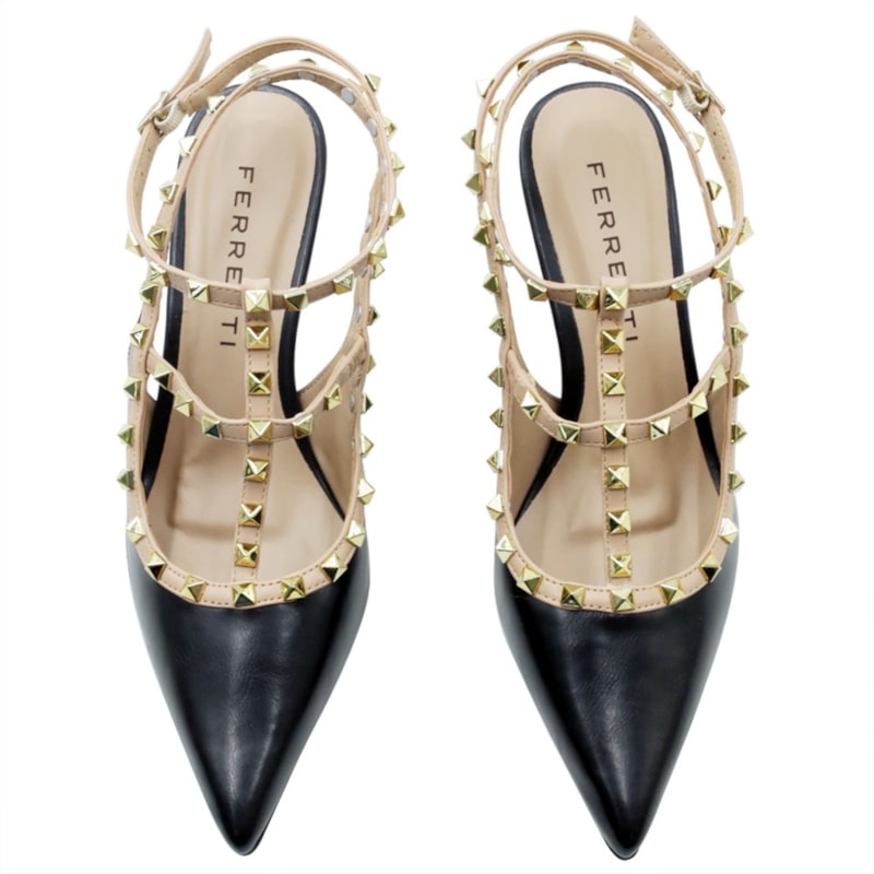 FEMININO CHANEL MEDIO FERRETTI 1797898 MADRI PRETO NATURAL