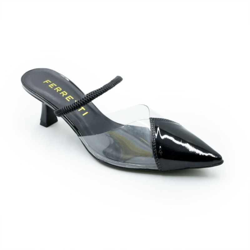 FEMININO CHANEL MEDIO FERRETTI  528612680 VERNIZ PRETO